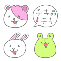 [LINE絵文字] チキぷんず！絵文字の画像