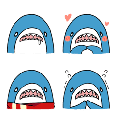 [LINE絵文字] 1/6 shark - Emojiの画像