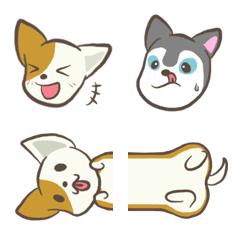 [LINE絵文字] Dog six's emojiの画像