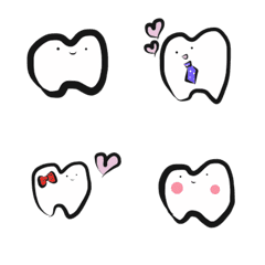 [LINE絵文字] 歯の日常の画像