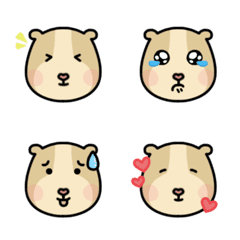 [LINE絵文字] Guinea pig Emoji.の画像