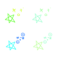 [LINE絵文字] 星の詰め合わせ 2の画像