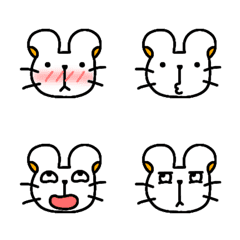 [LINE絵文字] stupid is not stupid (mouse) emojiの画像