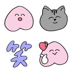 [LINE絵文字] もももちのえもじの画像