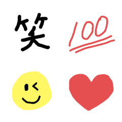 [LINE絵文字] わたしの使いたい絵文字01の画像