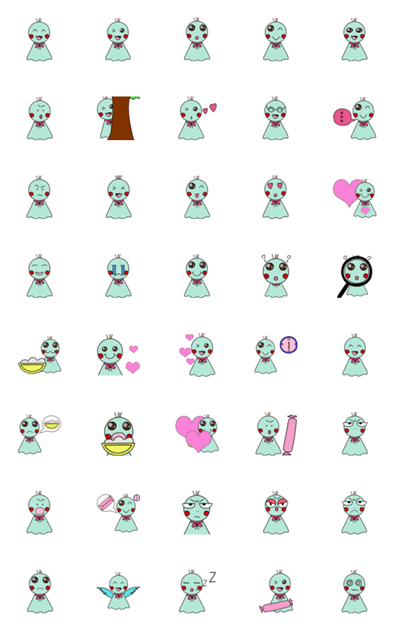 [LINE絵文字]Teru-Teru-Bozu Thailand emojiの画像一覧