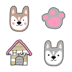 [LINE絵文字] Husky like youの画像