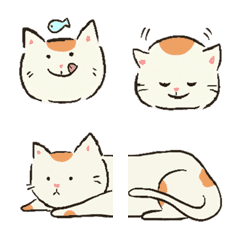 [LINE絵文字] 小桔貓の日常 (Little orange cat Emoji)の画像