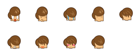 [LINE絵文字]2020 face Emojiの画像一覧