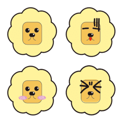 [LINE絵文字] Lion Cream  Emojiの画像