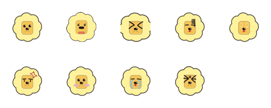 [LINE絵文字]Lion Cream  Emojiの画像一覧