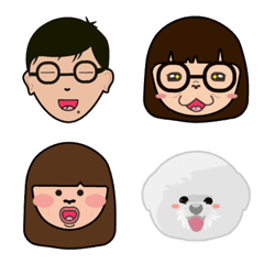 [LINE絵文字] Our familyの画像