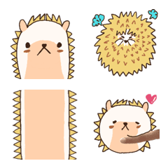 [LINE絵文字] hedgehog LAMPAの画像