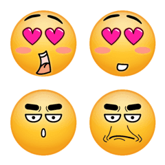 [LINE絵文字] Cartoonic Emojis！ - Vol.1の画像