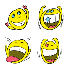 [LINE絵文字] Smile mango Emojiの画像