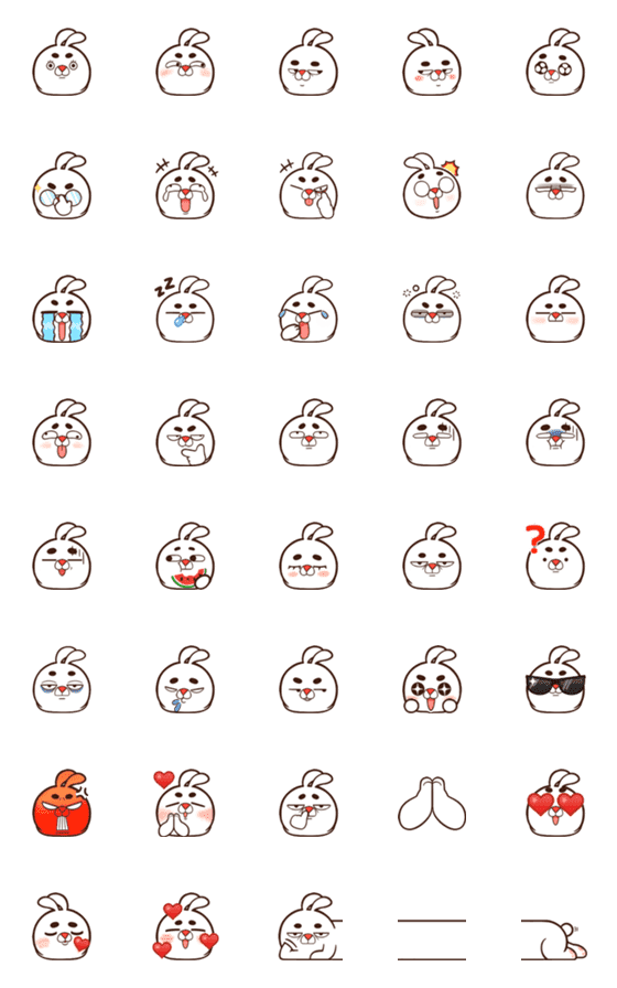 [LINE絵文字]Toasber Emojiの画像一覧