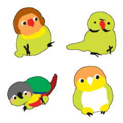 [LINE絵文字] CHIU BAR parrot birdの画像