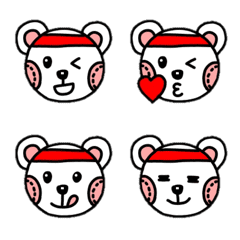 [LINE絵文字] Q Bear be with youの画像