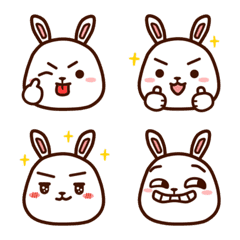 [LINE絵文字] Alice The Lovely Bunnyの画像