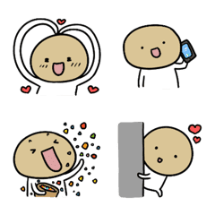 [LINE絵文字] Cute Potato Head PoTaの画像