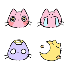 [LINE絵文字] ぴんくのねこ、絵文字になるの画像