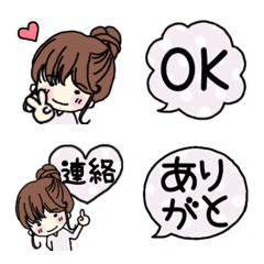 [LINE絵文字] HAPPY♡おしゃかわガール図鑑の画像