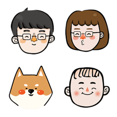 [LINE絵文字] My sweet familyの画像