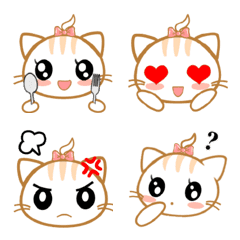 [LINE絵文字] Nini Cat-Emojiの画像