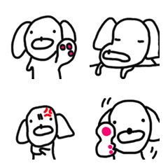 [LINE絵文字] 普通の犬の日常絵文字2の画像