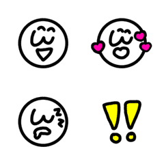 [LINE絵文字] trivial W emogiの画像