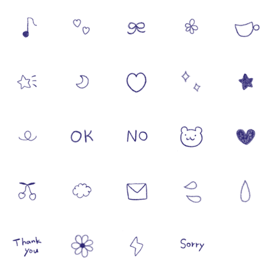 [LINE絵文字]navy emojiの画像一覧