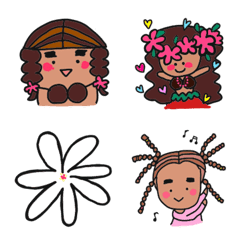 [LINE絵文字] TAHITI EMOJIの画像