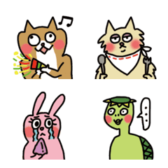 [LINE絵文字] cc猫とたくさんの友達の画像