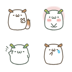 [LINE絵文字] もちねこズのゆるい絵文字の画像