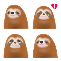 [LINE絵文字] Sloth emoji ummの画像