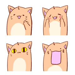 [LINE絵文字] 猫のさくらの画像