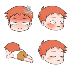 [LINE絵文字] Redhead Boyの画像