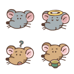 [LINE絵文字] Rat daily expressionsの画像