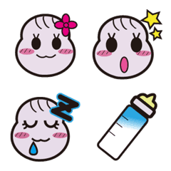 [LINE絵文字] 赤ちゃん faceの画像