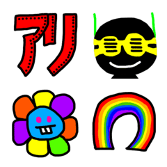 [LINE絵文字] アリのオリバーEmojiの画像