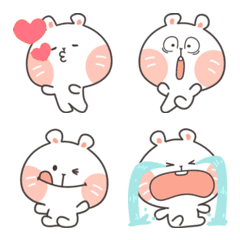 [LINE絵文字] Shortears Rabbit Emojiの画像