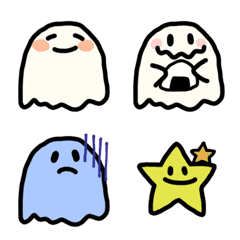 [LINE絵文字] fluffy ghostの画像