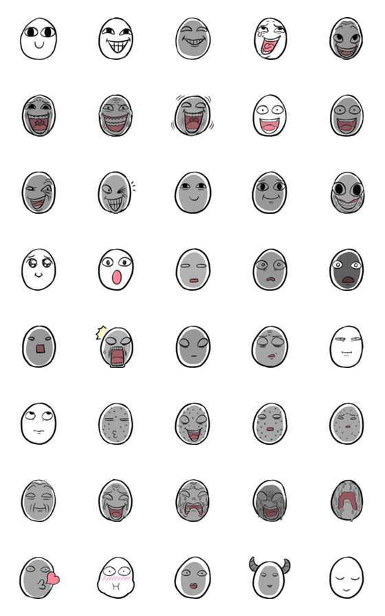 [LINE絵文字]Almost crazy emojiの画像一覧