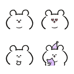 [LINE絵文字] MOCHI HAMSTER EMOJIの画像