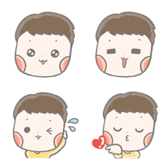 [LINE絵文字] My Cute Boy - Emojiの画像