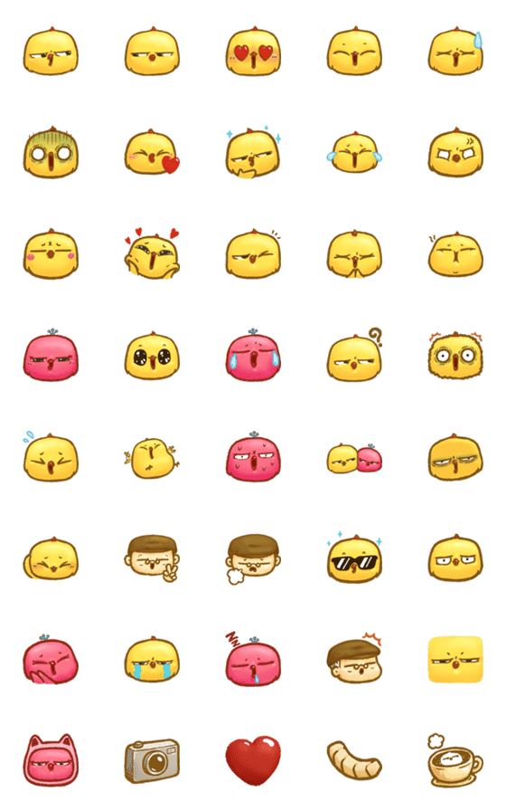 [LINE絵文字]Warbie Yama Emojiの画像一覧