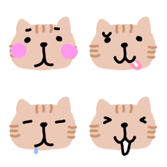 [LINE絵文字] こねこのえもじの画像