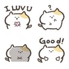 [LINE絵文字] LOVELY CAT SOM EMOJIの画像