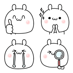 [LINE絵文字] ぷるるうさぎの画像