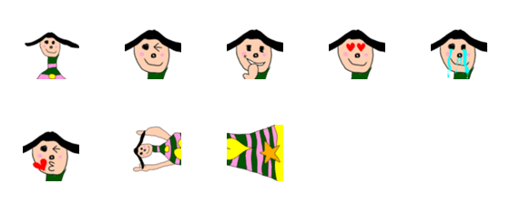 [LINE絵文字]WATASHI emojiの画像一覧